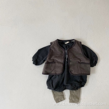 Children's Jacket Infant Corduroy Vest